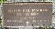 Headstone - Marvin Hal Bowman
